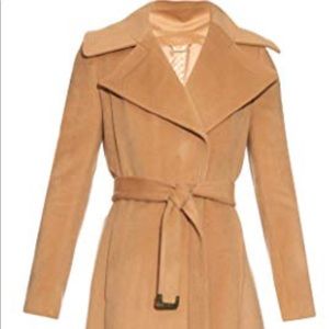 Diane Von Furstenberg Nikki Wrap Coat (L - Camel)